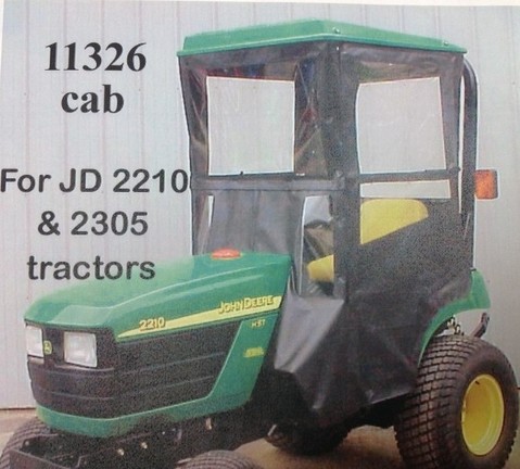 [18664C] 2023 Original Tractor Cab 11326 cab for JD 2210 and JD 2305