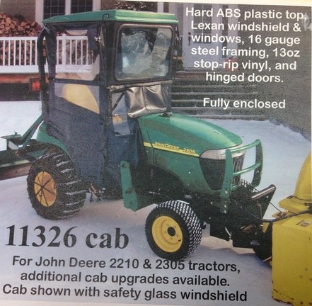 [18664] Original Tractor Cab 11326 cab for JD 2210 and 2305