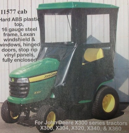 [to come] 2023 Original Tractor Cab OTC 11577 cab for JD X300, X320, X360 lawn tractors